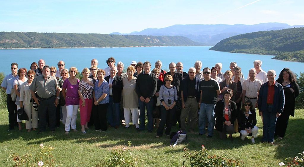 Visite au Lac de Bauduen par le groupement Sud-Est  Date: juin 2011